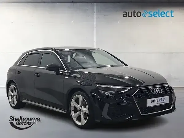 Used Audi A3 S-Line 150 HP (110 kW) 2024 Black Hatchback