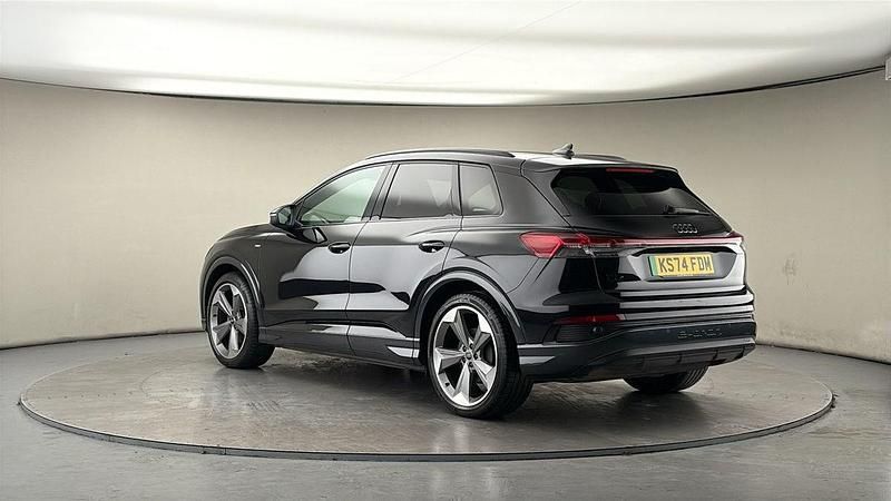 Used Audi Q4 e-tron Black Edition 125 kW (170 HP) 2024 Mythos black metallic/mythos black metallic SUV
