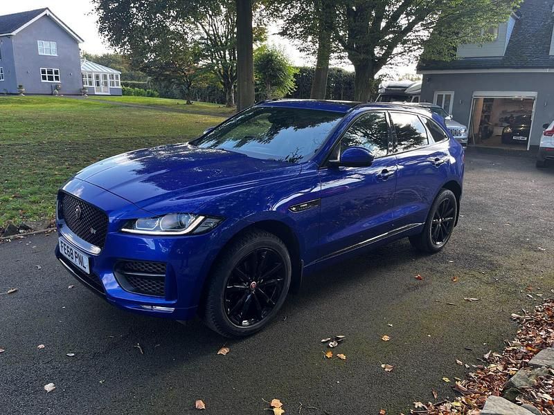 Used Jaguar F-Pace R-Sport 180 HP (132 kW) 2018 Blue SUV