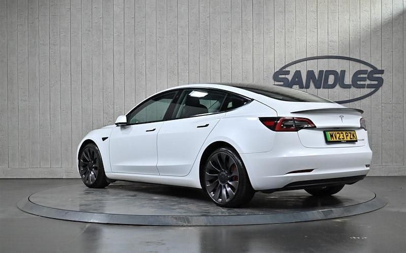 Used Tesla Model 3 Performance 461 kW (627 HP) 2023 White Sedan