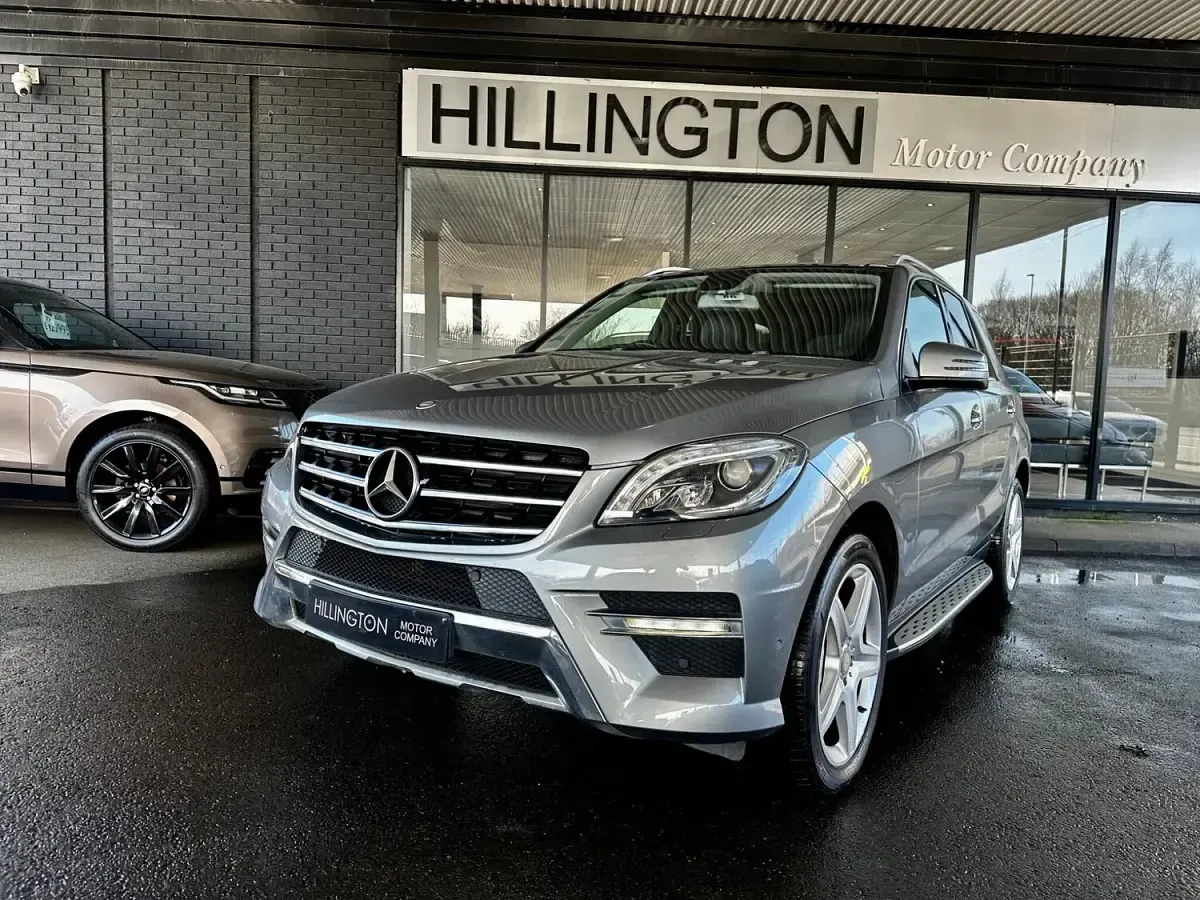Used Mercedes ML250 AMG line 204 HP (150 kW) 2015 Silver SUV