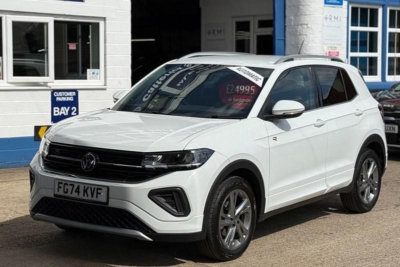 Pure white New 2024 VW T-Cross R-line SUV | £24,995 (A bit pricey) - Image 1/1