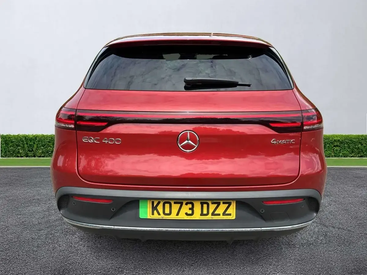 Used Mercedes EQC400 AMG line 300 kW (408 HP) 2023 Red SUV