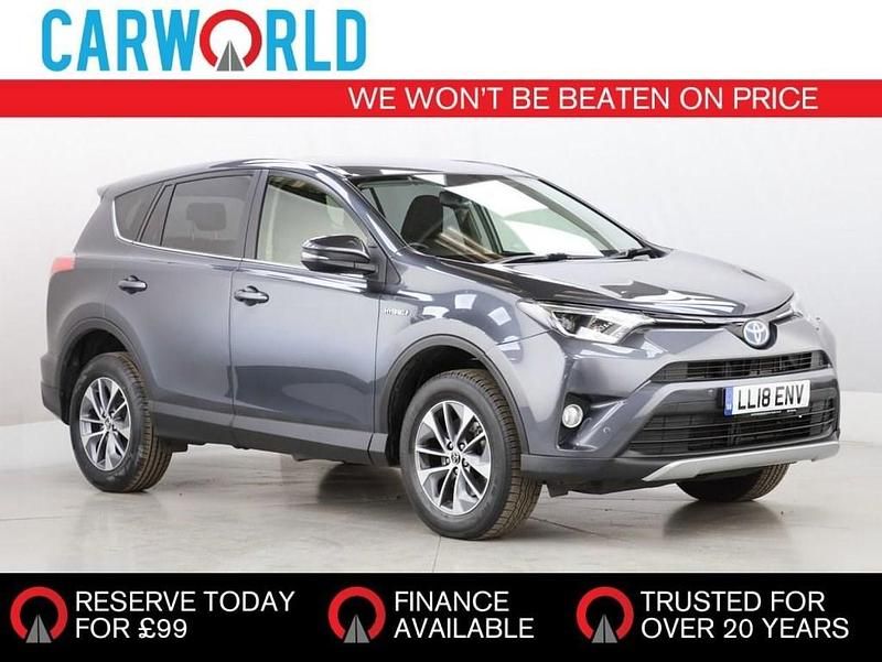 Grey Used 2018 Toyota RAV4 Hybrid SUV | £16,002 (Super price) - Image 1/3