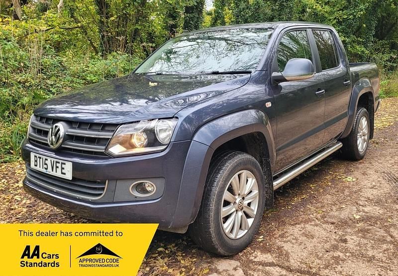 Blue Used 2015 VW Amarok Highline Pickup | £9,250 (Super price) - Image 1/4