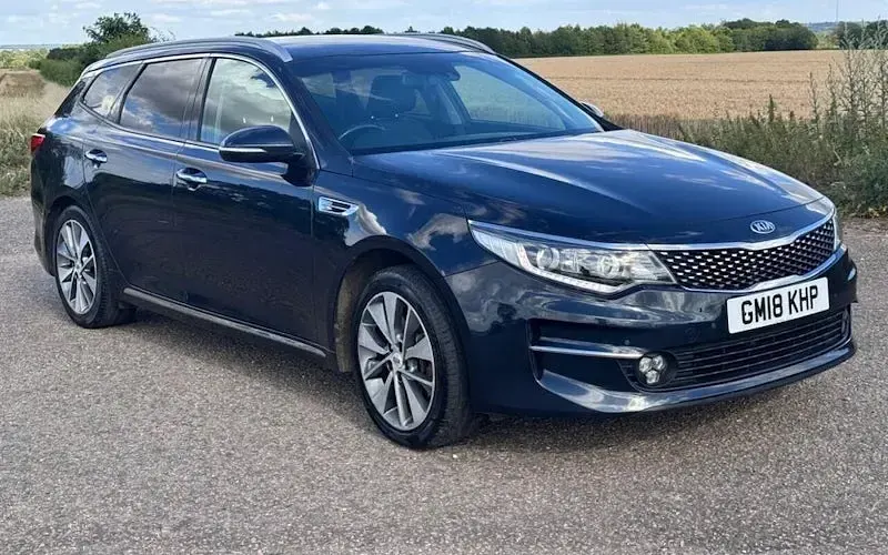 Used Kia Optima 141 HP (103 kW) 2018 Blue Estate
