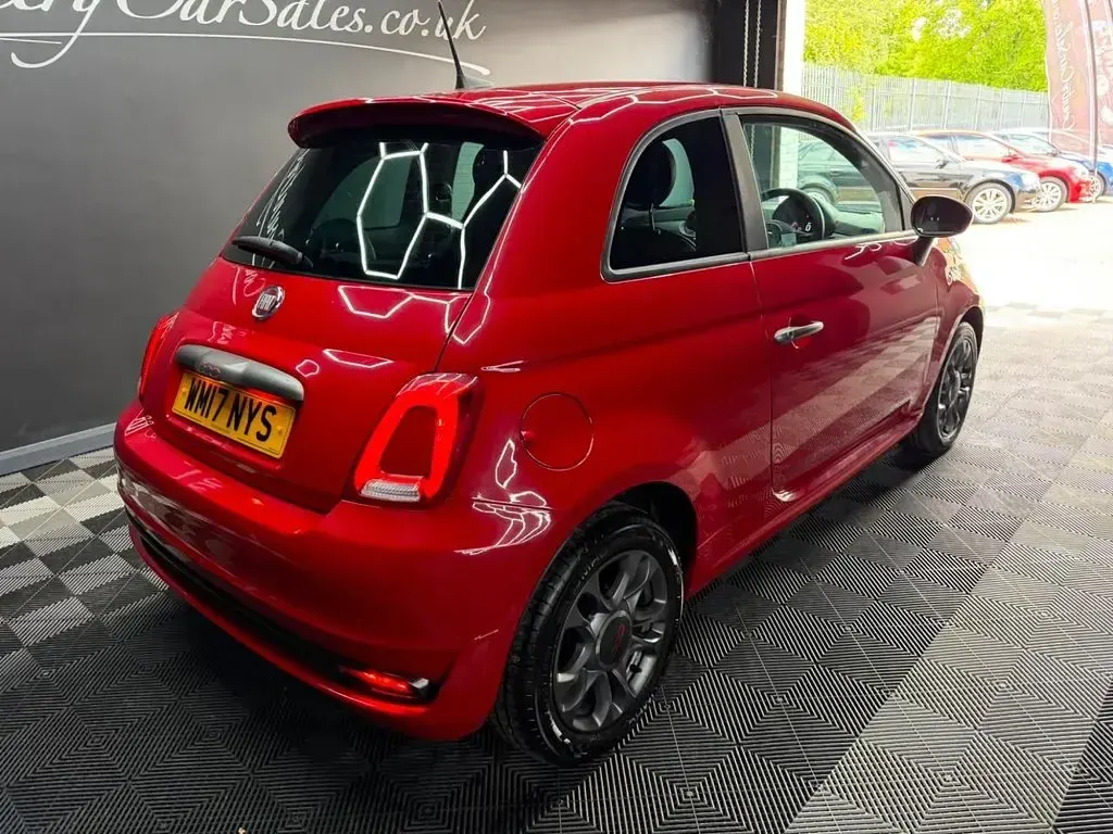 Used Fiat 500 S 69 HP (50 kW) 2017 Red Hatchback