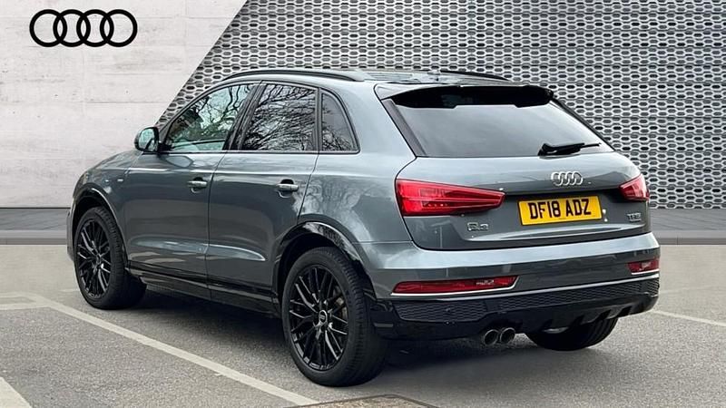 Used Audi Q3 Black Edition 180 HP (132 kW) 2018 Grey SUV