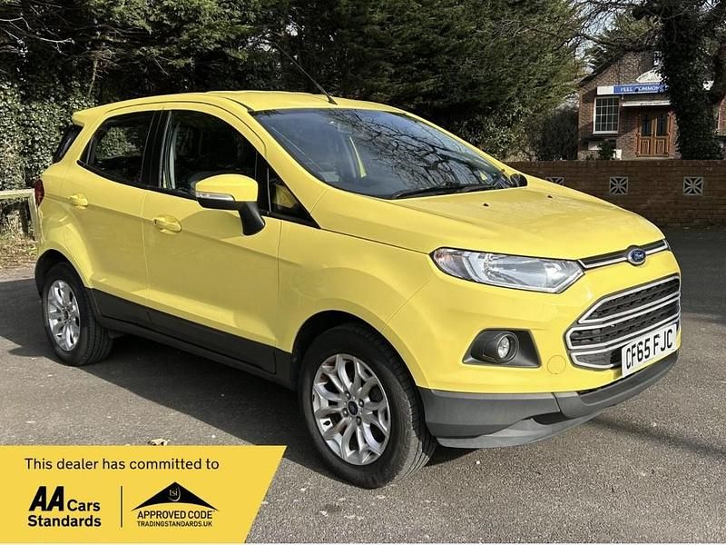 Yellow Used 2015 Ford Ecosport Zetec SUV | £6,495 (Fair price) - Image 1/3
