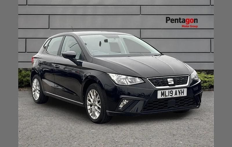 Used Seat Ibiza SE Technology 94 HP (69 kW) 2019 Black Hatchback