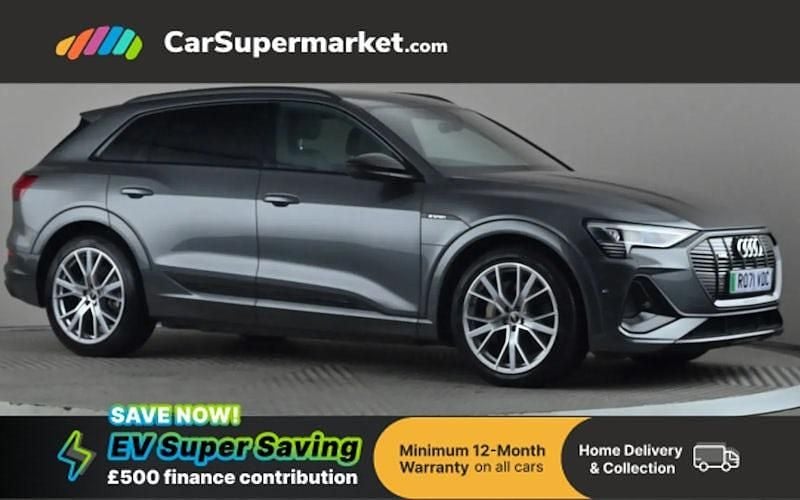 Grey Used 2021 Audi e-tron Black Edition SUV | £22,697 (Good price) - Image 1/3