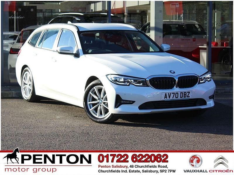 White Used 2020 BMW 320 Performance Estate | £23,490 (Good price) - Image 1/4