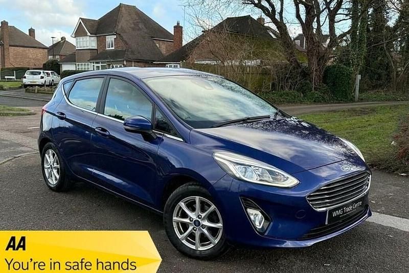 Used Ford Fiesta Zetec 100 HP (73 kW) 2018 Blue Hatchback