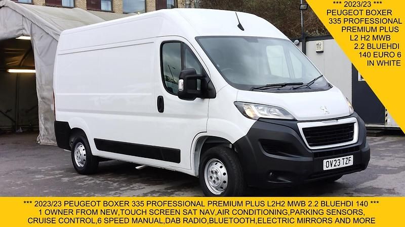 Used Peugeot Boxer Premium 140 HP (102 kW) 2023 White Van