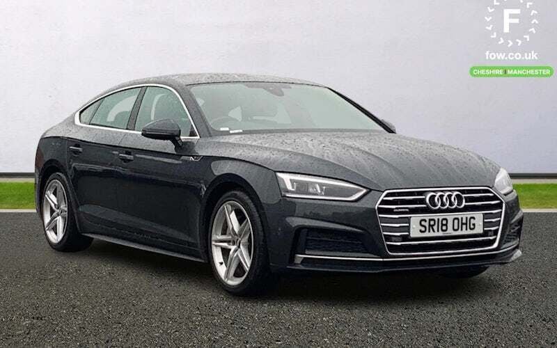 Grey Used 2018 Audi A5 Sportback S-Line Hatchback | £17,599 (Fair price) - Image 1/4