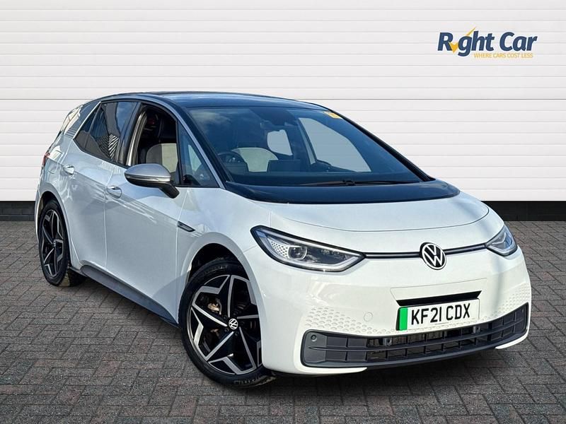 White Used 2021 VW ID.3 Pro Hatchback | £14,999 (Fair price) - Image 1/4
