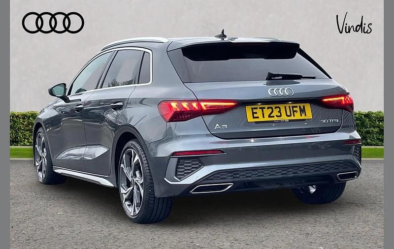 Used Audi A3 S-Line 108 HP (79 kW) 2023 Grey Hatchback