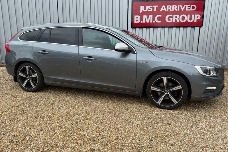 Grey Used 2017 Volvo V60 R-Design Estate | £9,290 (Good price) - Image 1/4