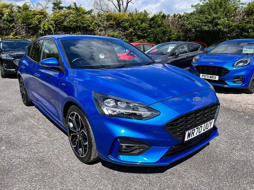 Used Ford Focus ST-Line X 155 HP (114 kW) 2020 Blue Hatchback