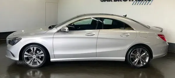 Used Mercedes CLA220 177 HP (130 kW) 2017 Silver Coupe