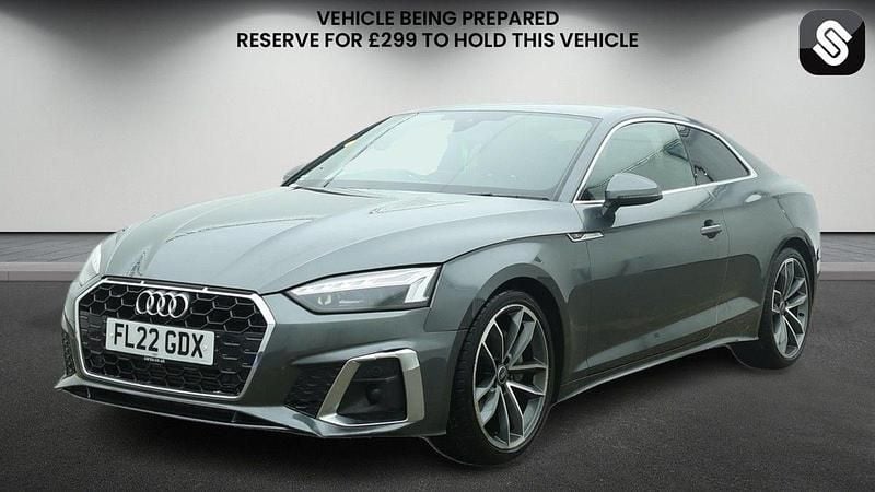 Used Audi A5 S-Line 204 HP (150 kW) 2022 Daytona gray pearl effect/daytona gray pearl effec Coupe