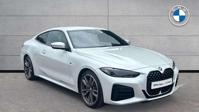 White Used 2022 BMW M440 Comfort Edition Sedan | £39,865 (Good price) - Image 1/4