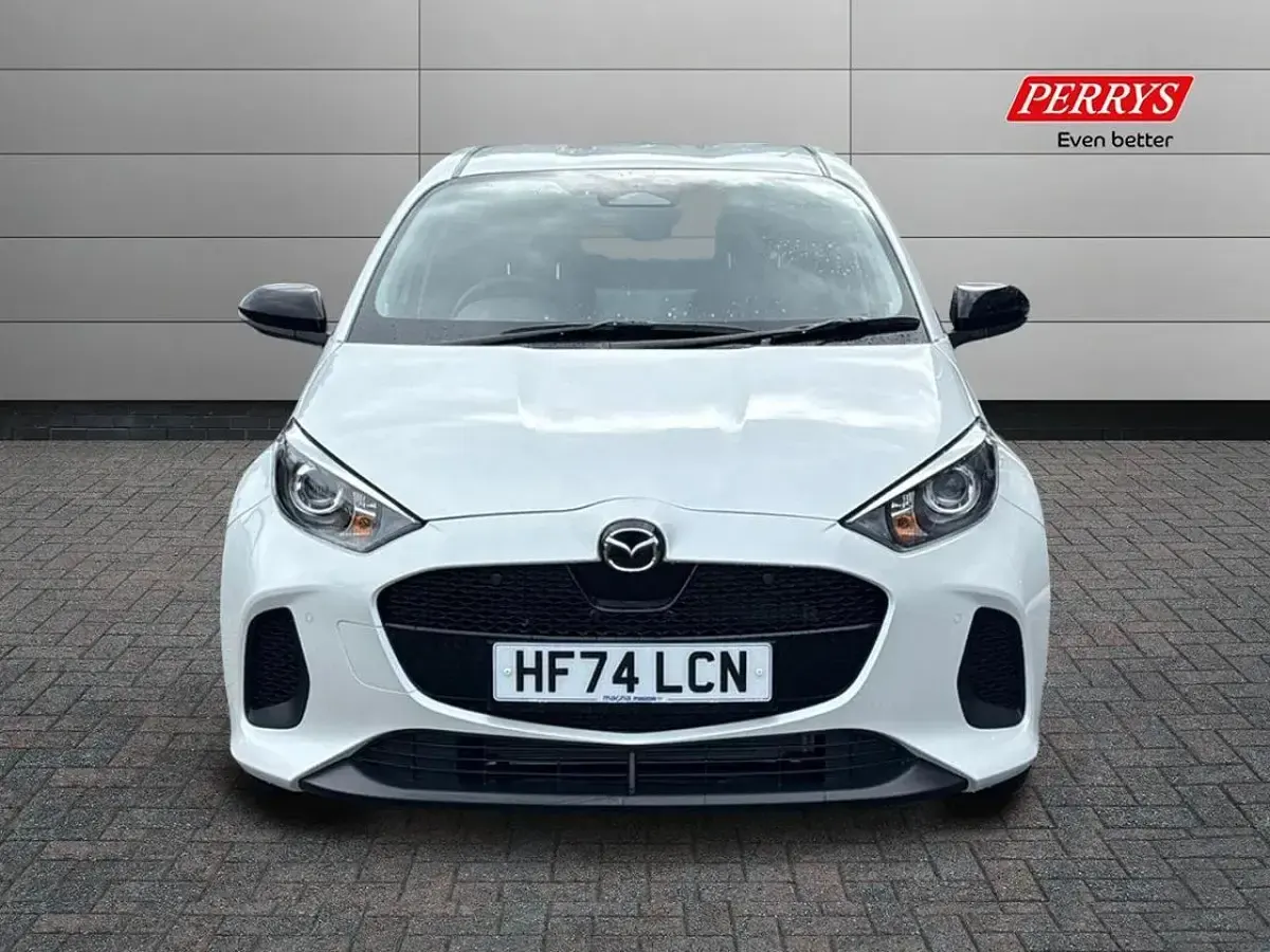 Ny Mazda 2 Exclusive-Line 114 HK (83 kW) 2025 Vit Halvkombi