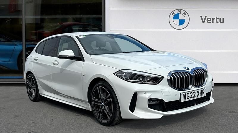 White Used 2022 BMW 118 M Sport Hatchback | £18,994 (Good price) - Image 1/3