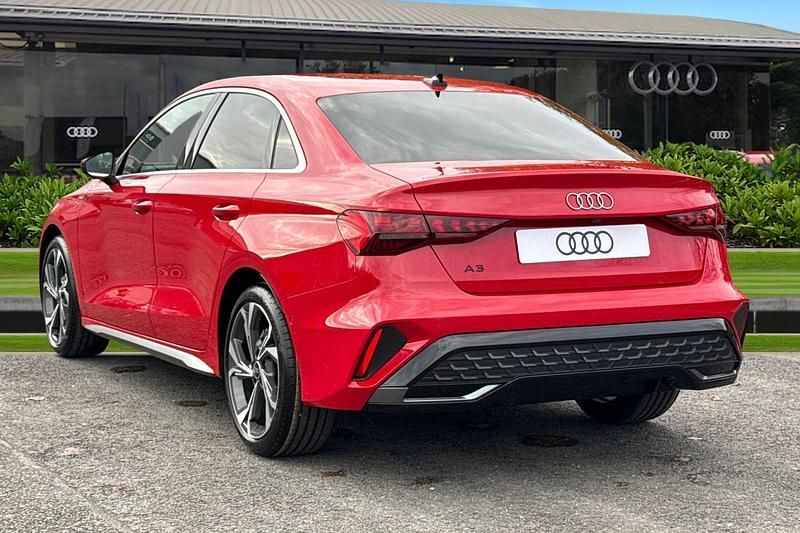 New Audi A3 S-Line 150 HP (110 kW) 2025 Red Sedan