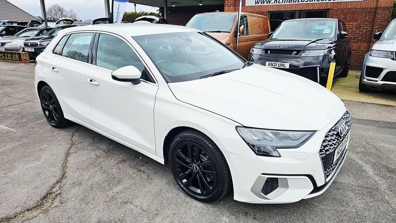 Used Audi A3 Sport 2021 White Sedan