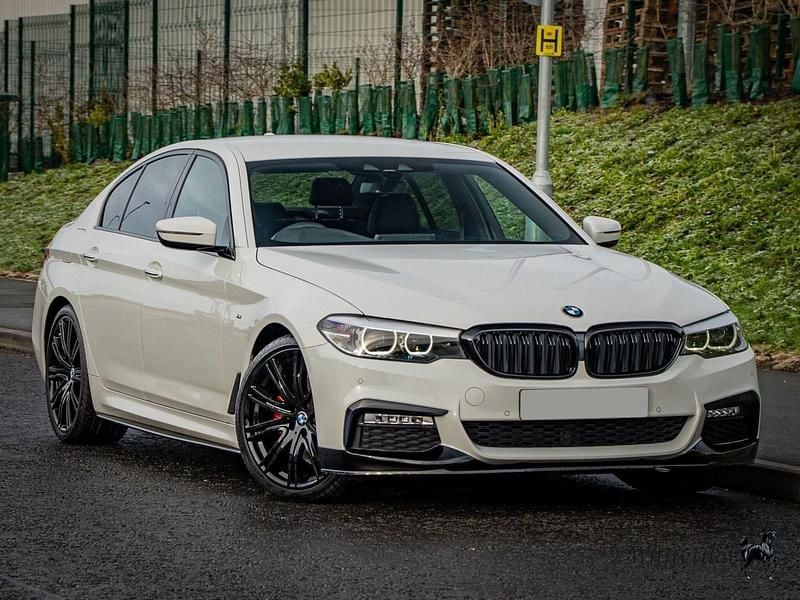 White Used 2018 BMW 530 M Sport Sedan | £19,750 (Fair price) - Image 1/4