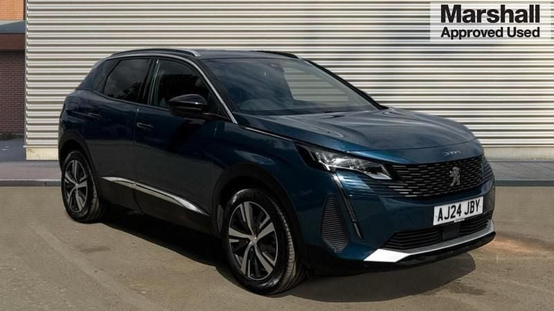 Lagoon blue Used 2024 Peugeot 3008 Allure Estate | £20,514 (Fair price) - Image 1/4