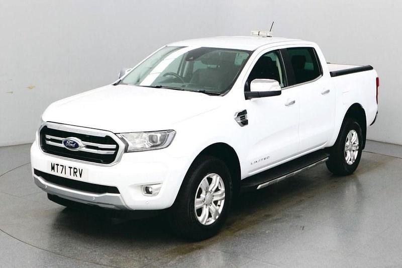 White Used 2021 Ford Ranger Limited Pickup | £12,990 (Super price) - Image 1/4