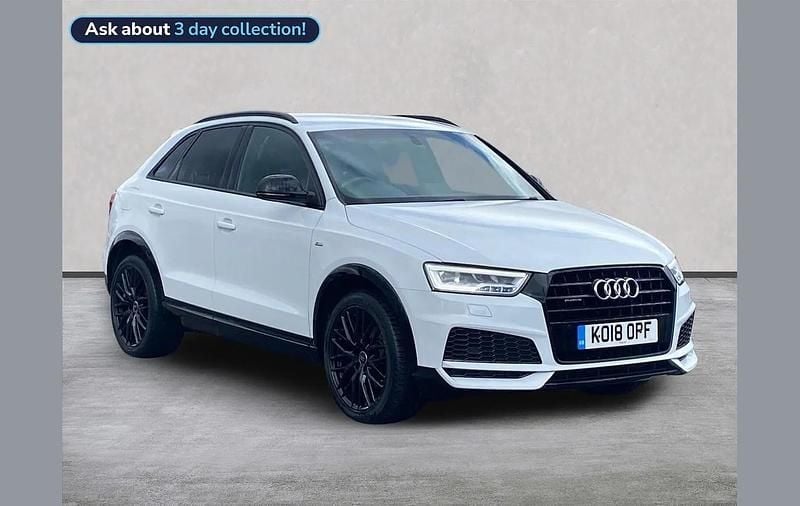 Used Audi Q3 Black Edition 147 HP (108 kW) 2018 White SUV