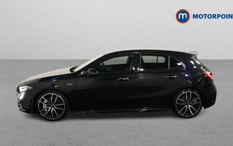 Used Mercedes A35 AMG Premium 306 HP (225 kW) 2021 Black Hatchback