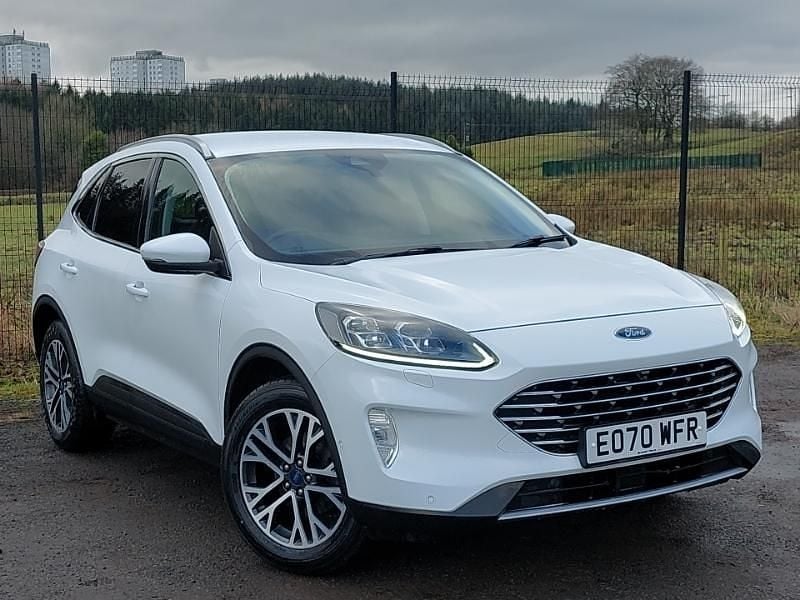 Used Ford Kuga Titanium 150 HP (110 kW) 2020 White SUV
