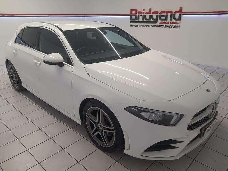 Used Mercedes A180 AMG line 2019 White Hatchback