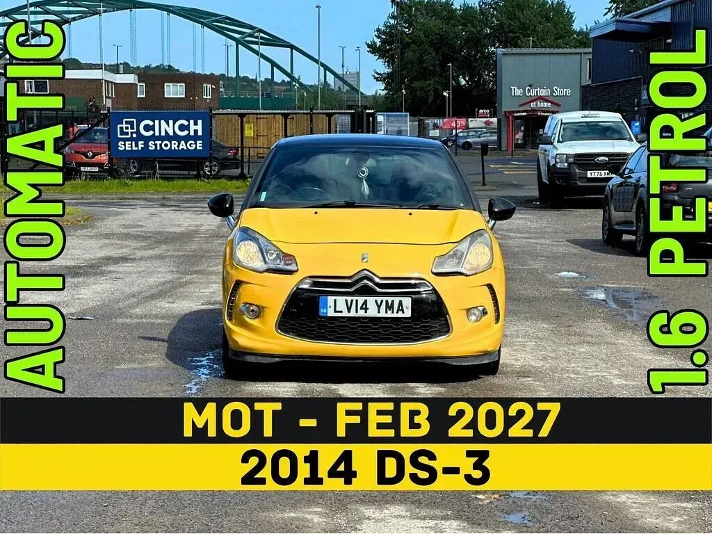 Used Citroën DS3 120 HP (88 kW) 2014 Yellow Hatchback
