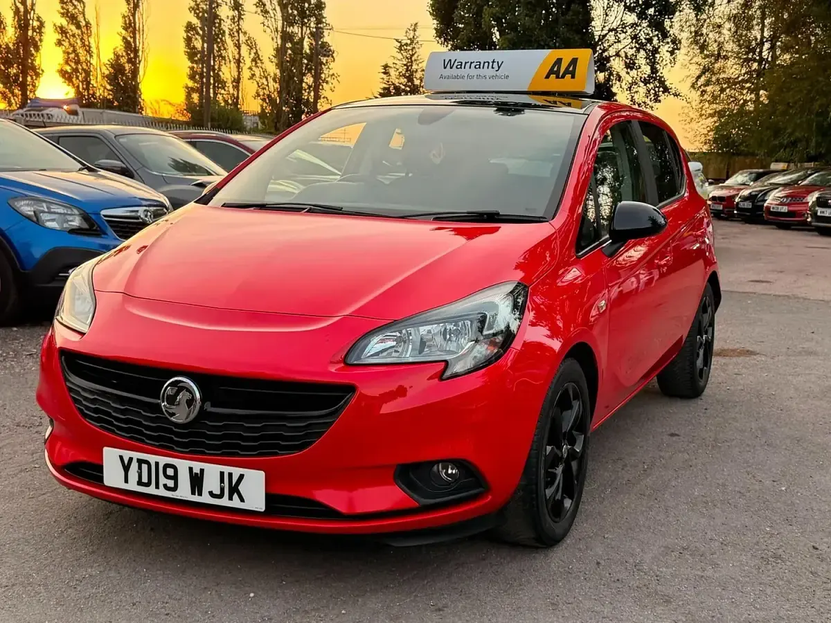 Used Vauxhall Corsa 90 HP (66 kW) 2019 Red Hatchback