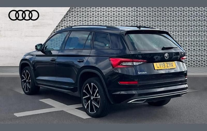Used Skoda Kodiaq SportLine 150 HP (110 kW) 2019 Black SUV