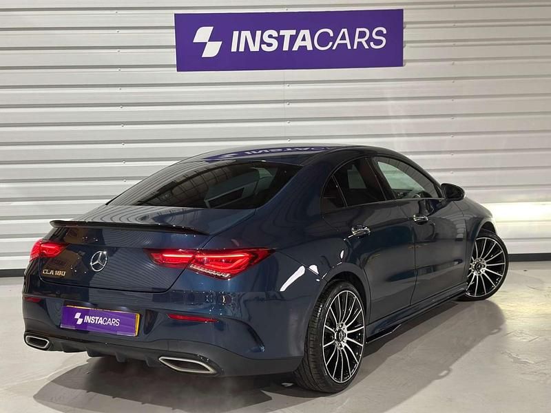 Used Mercedes CLA180 AMG Line Premium 136 HP (100 kW) 2023 Blue Sedan