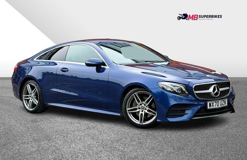 Used Mercedes E300 AMG Line Premium 2020 Blue Coupe
