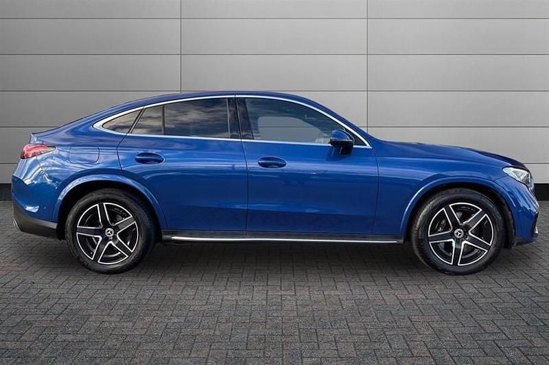 Used Mercedes GLC300 AMG line 258 HP (189 kW) 2023 Spectral blue Coupe