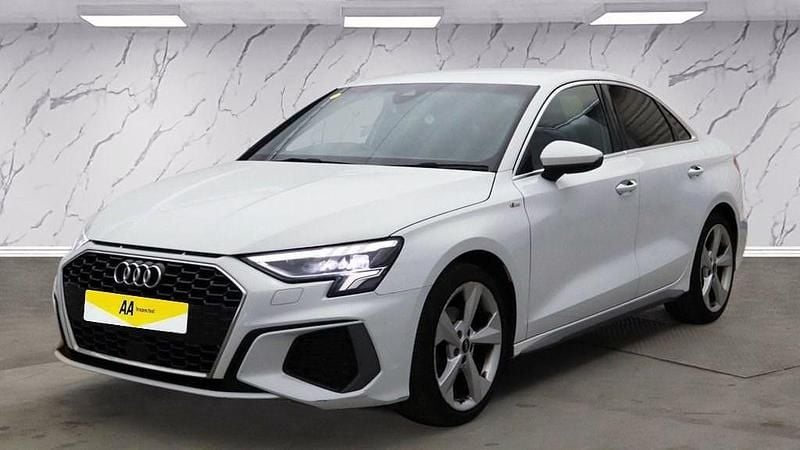 Used Audi A3 S-Line 110 HP (80 kW) 2022 White Sedan