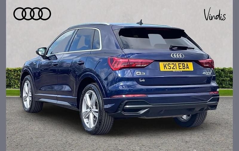 Used Audi Q3 S-Line 241 HP (177 kW) 2021 Blue SUV