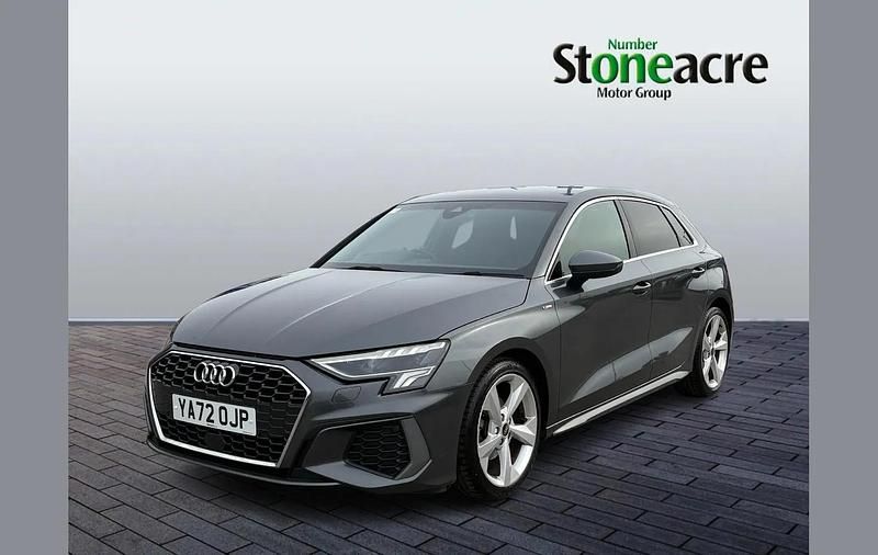 Used Audi A3 S-Line 108 HP (79 kW) 2023 Grey Sedan