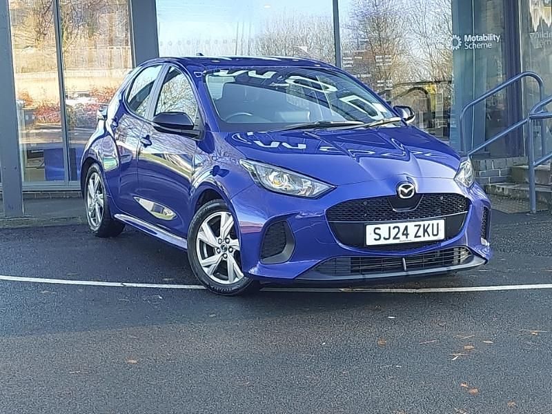 Blue Used 2024 Mazda 2 Exclusive-Line Hatchback | £15,998 (Fair price) - Image 1/4