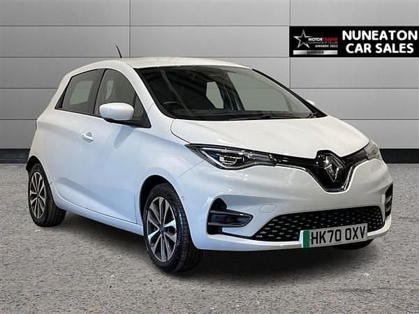 White Used 2020 Renault Zoe GT-Line Hatchback | £9,300 (Fair price) - Image 1/1
