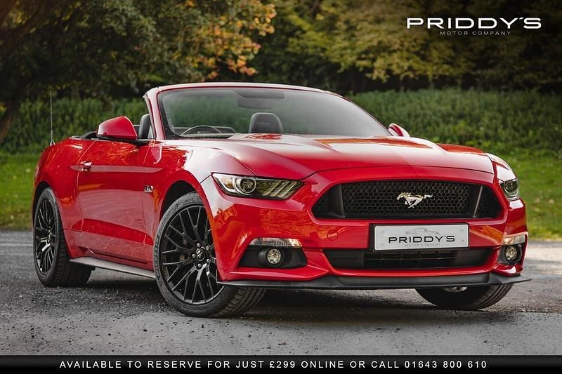 Red Used 2016 Ford Mustang GT Convertible Cabriolet | £27,970 (Fair price) - Image 1/4