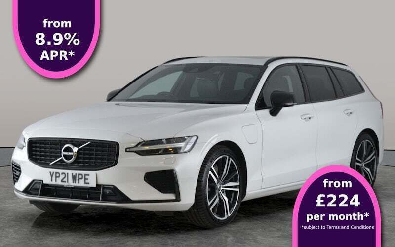 White Used 2021 Volvo V60 R-Design Estate | £15,269 - Image 1/3
